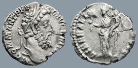 Commodus (AD 177-192). Rome
AR Denarius (17,8mm 2,69g)
Obv: M COMM ANT P FEL AVG BRIT P P. Laureate head right.
Rev: LIBERALITAS AVG VII. Liberalit...
