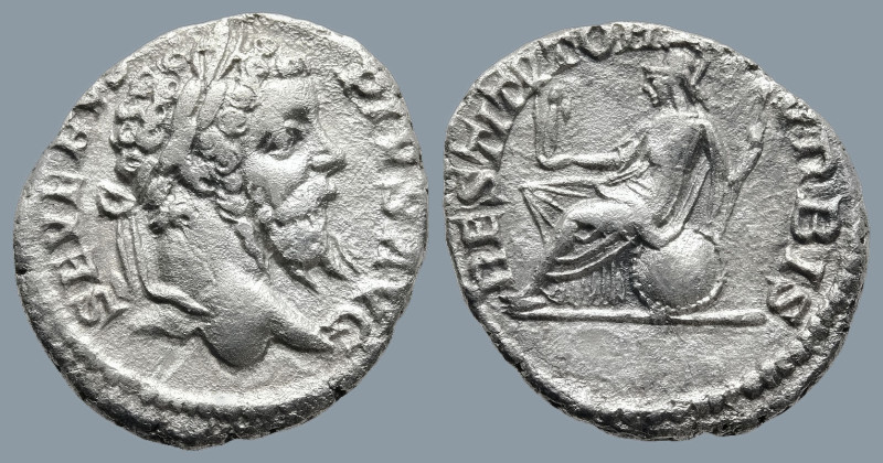 Septimius Severus (AD 193-211). Rome.
AR Denarius (18,1mm 2,7g)
Obv: SEVERVS P...