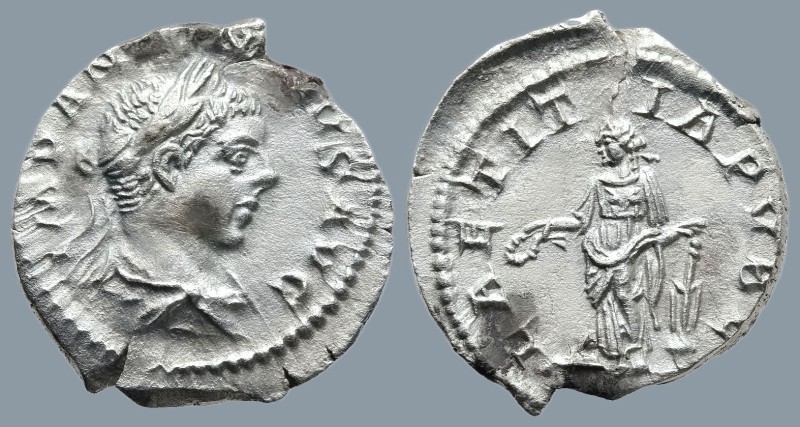 Elagabalus (AD 218-222). Rome
AR Denarius (17,9mm 2,6g)
Obv: IMP ANTONINVS AVG...
