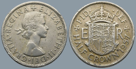 United Kingdom. 1957
Half Crown (32,6mm 14,1g)
