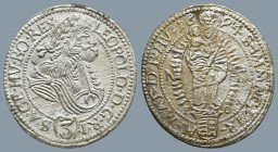 HOLY ROMAN EMPIRE. Leopold I (1657-1705 AD). AD 1694
3 Kreuzer (19,8mm 1,3g)