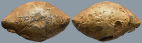 Ancient PB Sling Bullet. (Circa 4th-1st century BC)
(35g 34,4mm diameter)