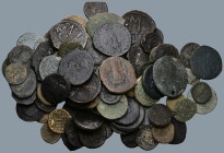 100 pieces mixed coins / SOLD AS SEEN, NO RETURN!
