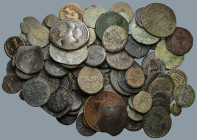 100 pieces mixed coins / SOLD AS SEEN, NO RETURN!