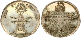 Austria Token 1745 Coronation