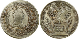 Austria 20 Kreuzer 1765 Vienna