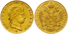 Austria Ducat 1843 A