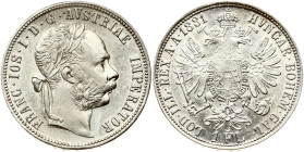 Austria 1 Florin 1881