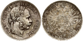 Austria 1 Florin 1888