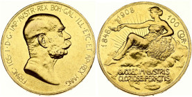 Austria 100 Corona 1908 Reign
