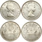 Canada Dollar 1963 Lot of 2 coins