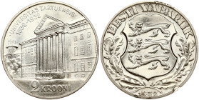 Estonia 2 Krooni 1932 University of Tartu