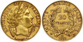 France 20 Francs 1851A