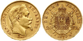 France 20 Francs 1870 A