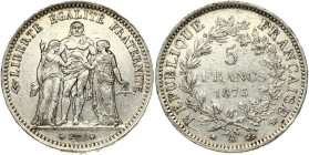 France 5 Francs 1873A