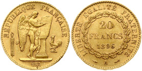 France 20 Francs 1896 A