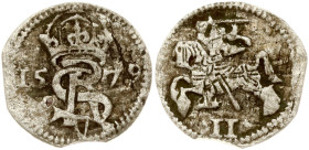Livonia Courland and Semigallia Dwudenar 1579 Mitau (R4)