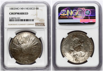 Mexico 8 Reales 1883 Mo MH  NGC CHOPMARKED
