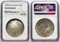 Mexico 8 Reales 1884 Mo MH  NGC CHOPMARKED