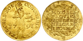 Netherlands Holland Ducat 1791