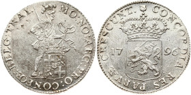 Netherlands Batavian Republic Utrecht Silver Ducat 1796