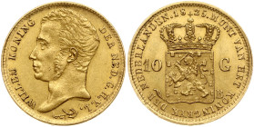 Netherlands 10 Gulden 1825 B