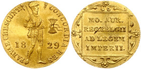 Netherlands Ducat 1829