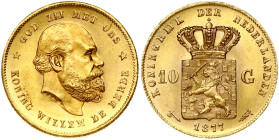 Netherlands 10 Gulden 1877