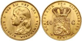 Netherlands 10 Gulden 1897