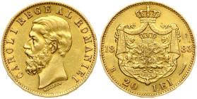 Romania 20 Lei 1883 B