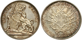 Switzerland 5 Francs 1867 Schwyz Shooting Festival
