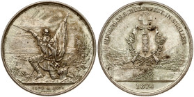 Switzerland 5 Francs 1874 St Gallen Shooting Festival