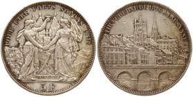 Switzerland 5 Francs 1876 Lausanne Shooting Festival