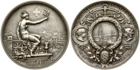 Switzerland Medal 1895 Federal shooting festival in Winterthur