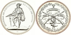 Switzerland 50 Francs 1985 Altdorf Shooting Festival