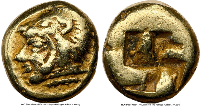 IONIA. Erythrae. Ca. 550-500 BC. EL sixth-stater or hecte (9mm, 2.56 gm). NGC VF...