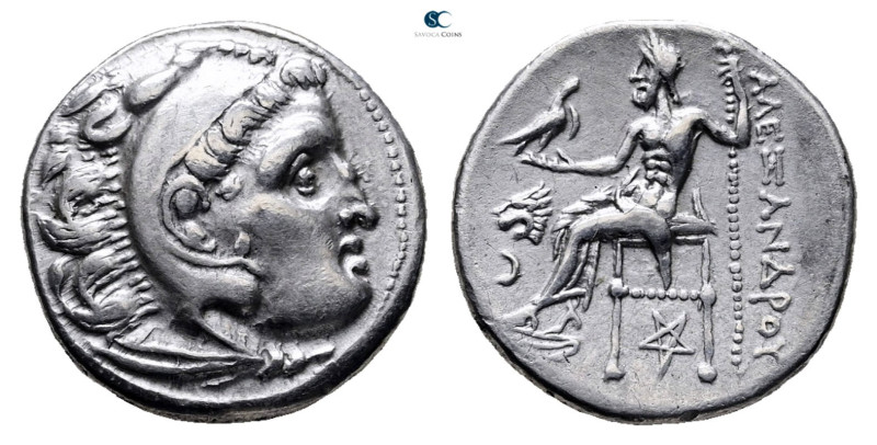 Kings of Macedon. Kolophon. Alexander III "the Great" 336-323 BC. 
Drachm AR
...