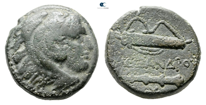 Kings of Macedon. Uncertain mint. Alexander III "the Great" 336-323 BC. 
Bronze...