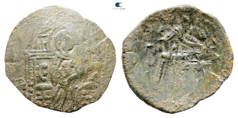 Isaac II Angelos AD 1185-1195. Constantinople
Trachy Æ

22 mm, 2,20 g



...