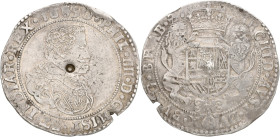 Ducaton - With mark in the middle. Brabant. Antwerpen. Filips IV. 1650. VF +.

Mounted (?). Vanhoudt 642 AN. 32,4 g.