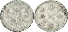 Kronenthaler. Brabant. Brussel. Maria Theresia. 1770. VF

Vanhoudt 873. Ar. 29,50 g.