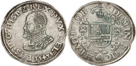 Philipsdaalder. Gelderland. Philips II. 1575. VF.

CNM 2.17.12. Delm. 33. Ar. 33,51 g.