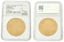 Rozenobel. Gorinchem. Zj (1583 - 1591). AU details.

NGC graded: 6648527-002. Rev. scratched. Fr. 80. Vanhoudt 1273. CNM 2.18.4. 7,56 g.