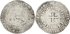 Dubbele Groot. Holland. Dordrecht. Willem V. ND (1354 - 1389). VF.

VdCh V 9. Ar. 2,91 g.