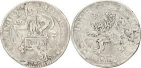 Leeuwendaalder op Hollandse muntvoet. Holland. 1585. VF.

CNM 2.28.68. Delm. 832. Ar. 26,88 g.