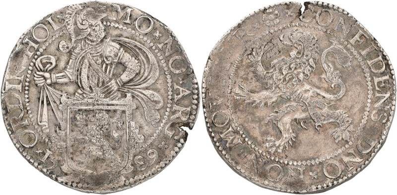 Leeuwendaalder op Hollandse muntvoet. Holland. 1589. VF.

CNM 2.28.66. Delm. 8...