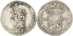 Zilveren dukaat. Holland. 1673. VF +.

CNM 2.28.80. Delm. 969. Ar. 27,9 g.