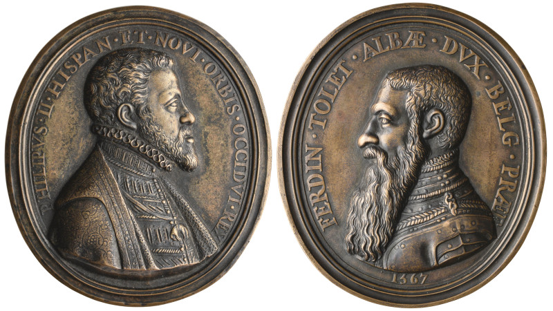 Netherlands, Philip II of Spain and the Duke of Alba as Governor-General of Belg...