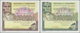 Albania: set of 3 notes 10.000, 15.000 and 20.000 Leke 1996 P. NL, in condition 2x aUNC, 1x VF+, nice set. (3 pcs)