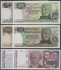 Argentina: set of 18 different REPLACEMENT notes from 1973 to 1991, all with letter ”R” before the serial number, all notes crisp original conidition:...